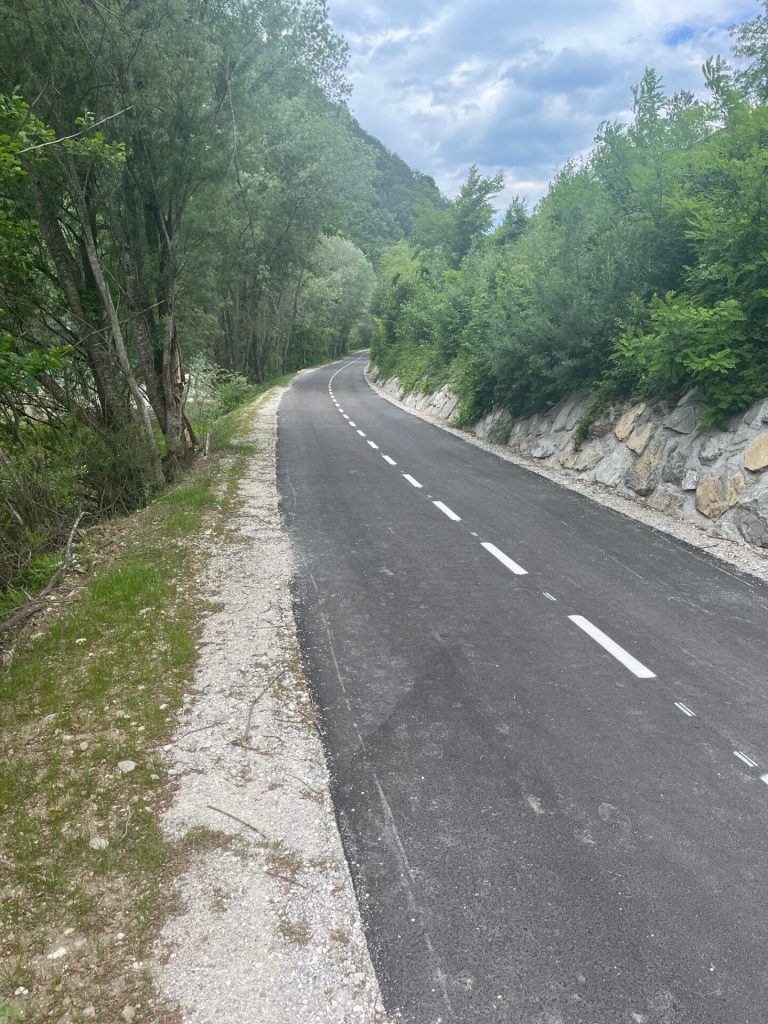 kolesarska proga Most na Soči