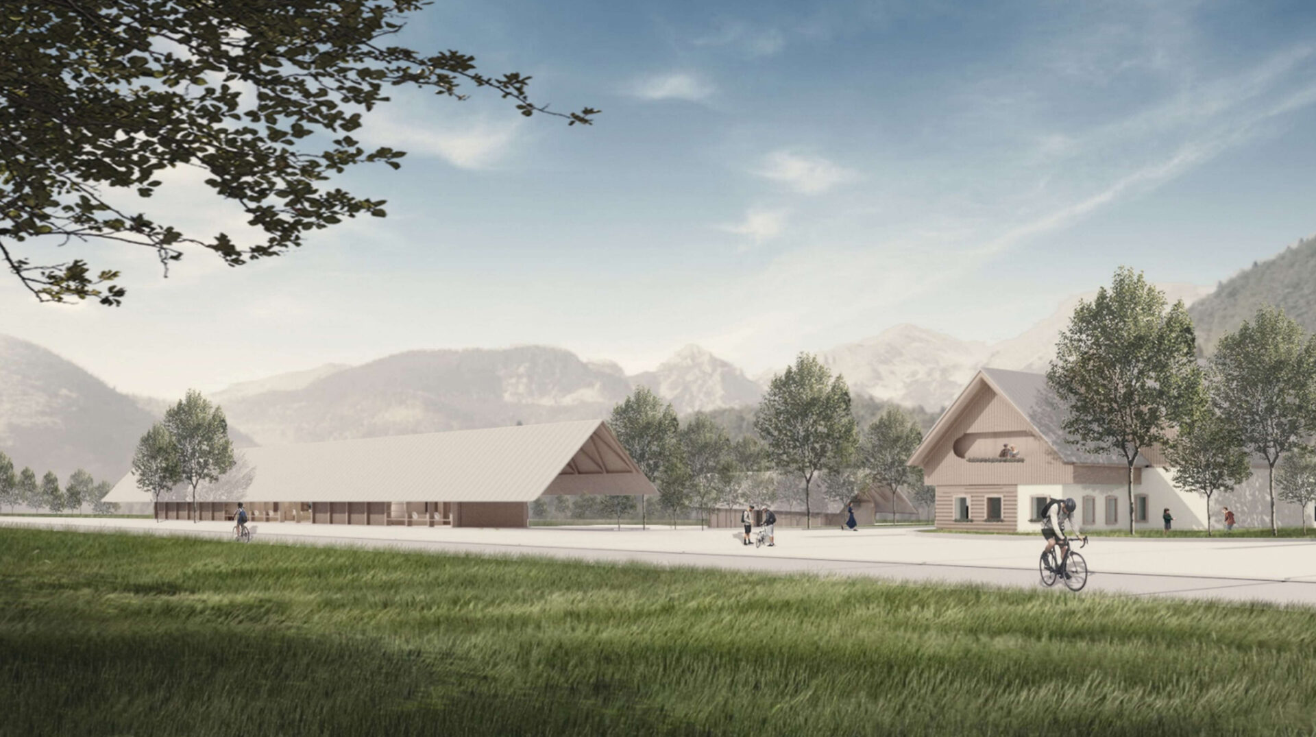 Vhodni trg kampa (avtorji urbanistične in arhitekturne zasnove: VOID arhitektura, projektiranje d.o.o.)